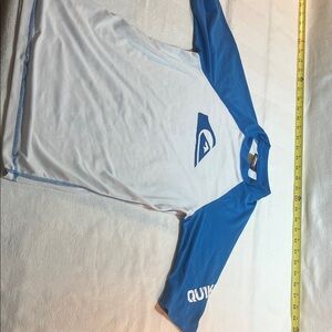 Quiksilver Kids Rashguard in Blue and White